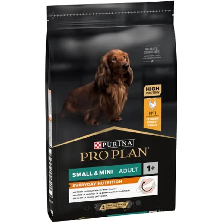 PURINA PRO PLAN Small & Mini Adult Everyday Nutrition, Trockenfutter für kleine Hunde, Sparpaket 2 x 7 kg, mit Huhn und Omega-3-Fettsäuren – Bild 3