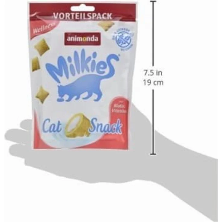 animonda Milkies Wellness 120g, Katzenmilch-Snack für erwachsene Katzen zur Förderung der Flüssigkeitsaufnahme – Bild 5