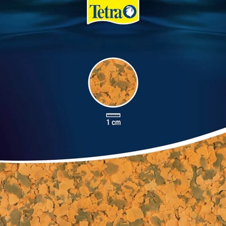 Tetra Cichlid XL Flakes, Fischfutter für große Cichliden und Zierfische, 1 L Dose, proteinreich und ohne Farbstoffe – Bild 2