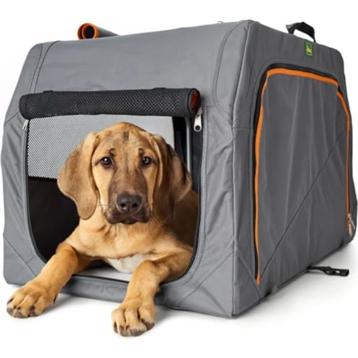 Hunter Hunde-Transportbox Alu-Gestell S - 61 x 46 x 43 cm – Bild 4
