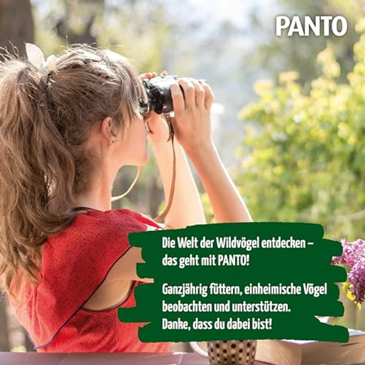 PANTO Vier-Jahreszeiten-Futter, 25 kg Vogelfutter mit Sonnenblumenkernen, Erdnüssen und Getreideflocken für ganzjährige Fütterung – Bild 5