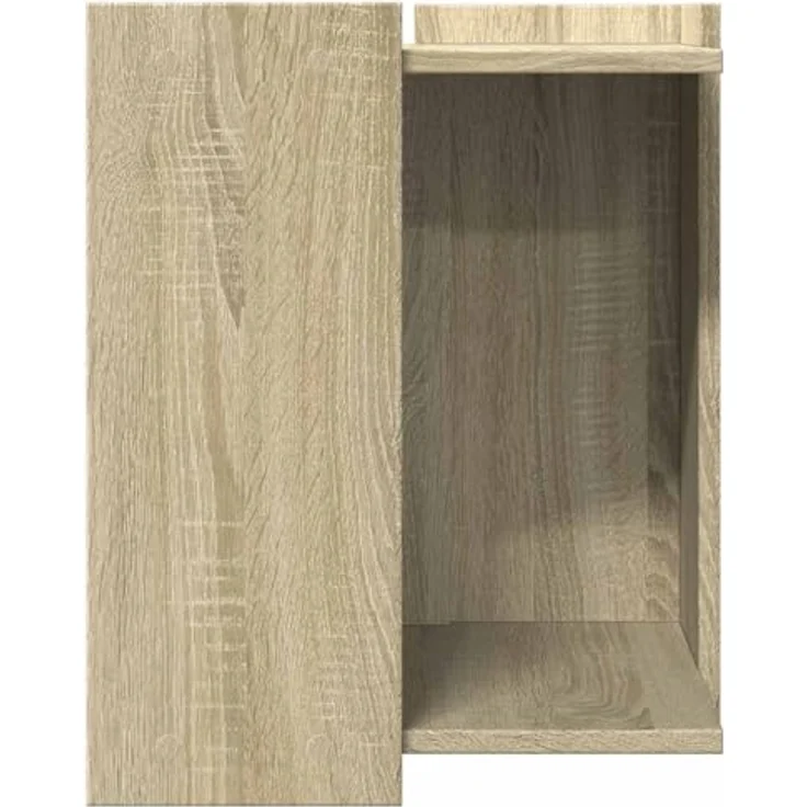 vidaXL Katzentoilette, Katzenklo Sonoma Eiche 42x42x51 cm Holzwerkstoff in Sonoma-Eiche, Platzsparendes Design, Vielseitig einsetzbar – Bild 7