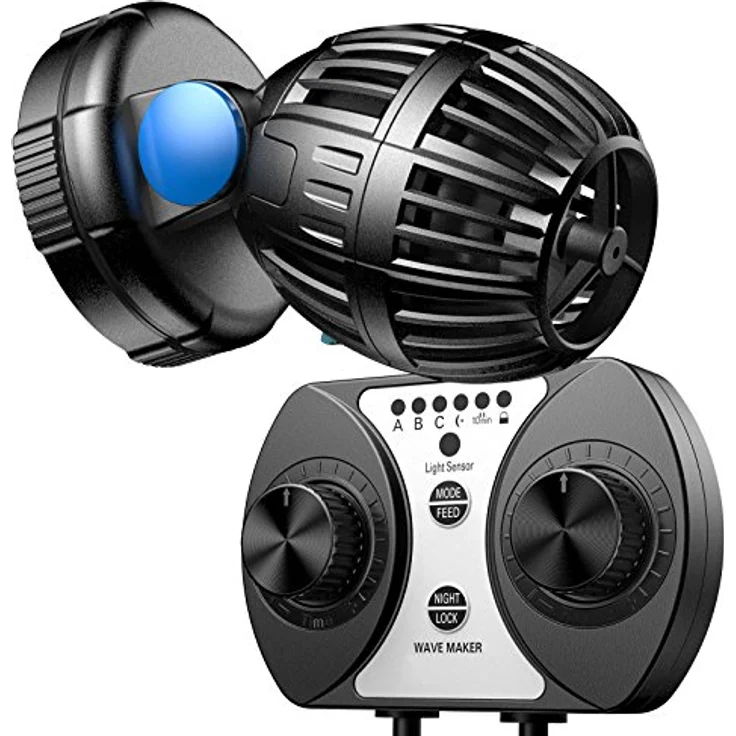 SunSun CW-110, Strömungspumpe 500-4000 l/h mit einstellbarer Wellenform und Tageslichtsensor, 10 W – Bild 1