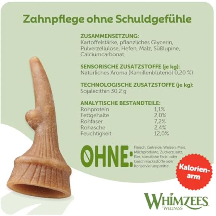 WHIMZEES Antler Dental Treats, 360 g, vegetarischer Kausnack für Hunde, glutenfrei und zuckerfrei – Bild 5