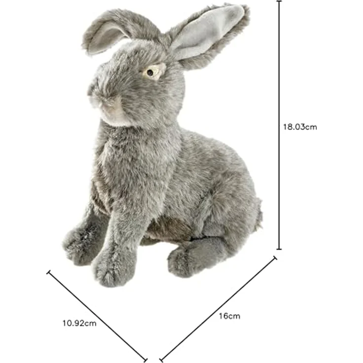 Hunter Hundespielzeug Wildlife Kaninchen Gr. M 24 cm, 3 Stück – Bild 12