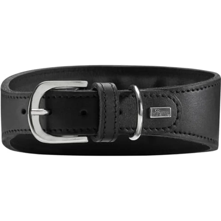 Hunter Windhund-Halsband Super Soft schwarz S-M – Bild 2
