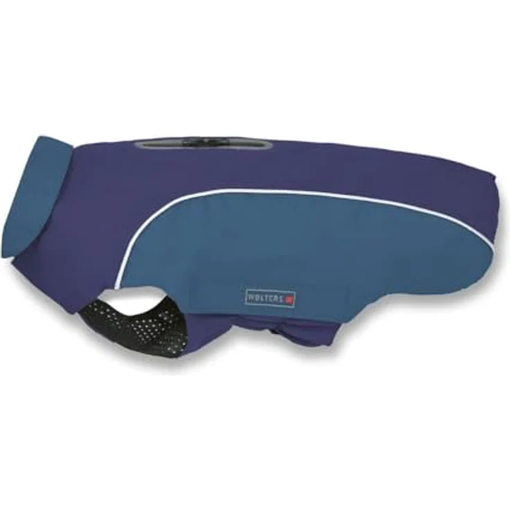 WOLTERS Regenjacke Easy Rain, Schutz bei Regenwetter für Hunde, dunkelblau, Gr. 65 (Rückenlänge 64-66 cm) – Bild 1