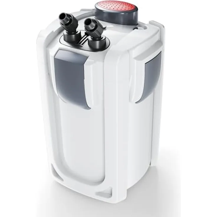 SunSun HW-702A Aquarium Außenfilter, 1000 L/h, 24 W, 3-Stufen-Filtration, inkl. Filtermedien für Süß- und Salzwasser