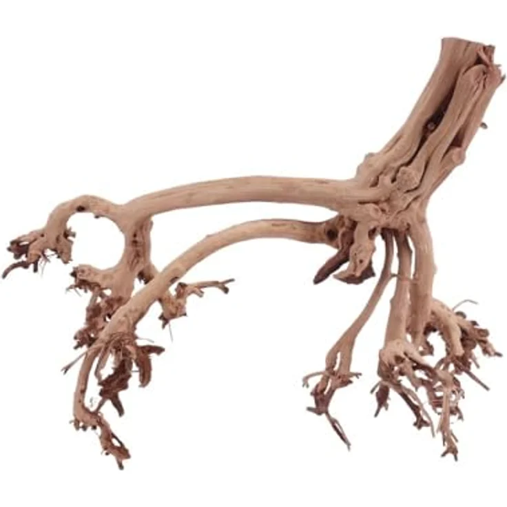 Aquaone XL Flowerwurzel Nr.4190, filigrane Wurzel Holz Aquarium Deko für Aquascaping, 32x18x26cm – Bild 4