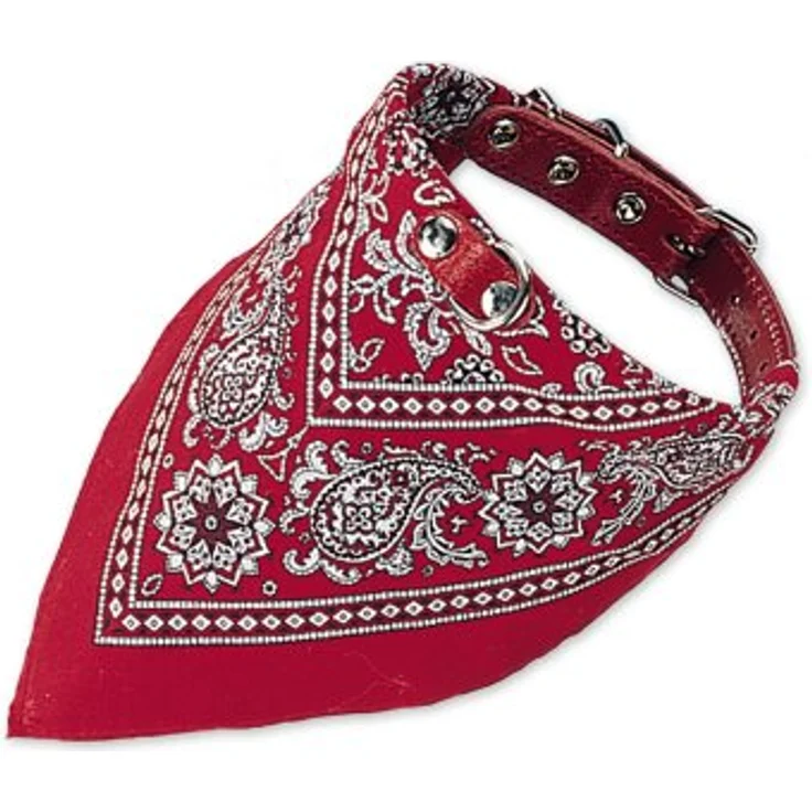 Nobby Halsband mit Tuch, rot L: 60 cm, 1 Stück – Bild 2