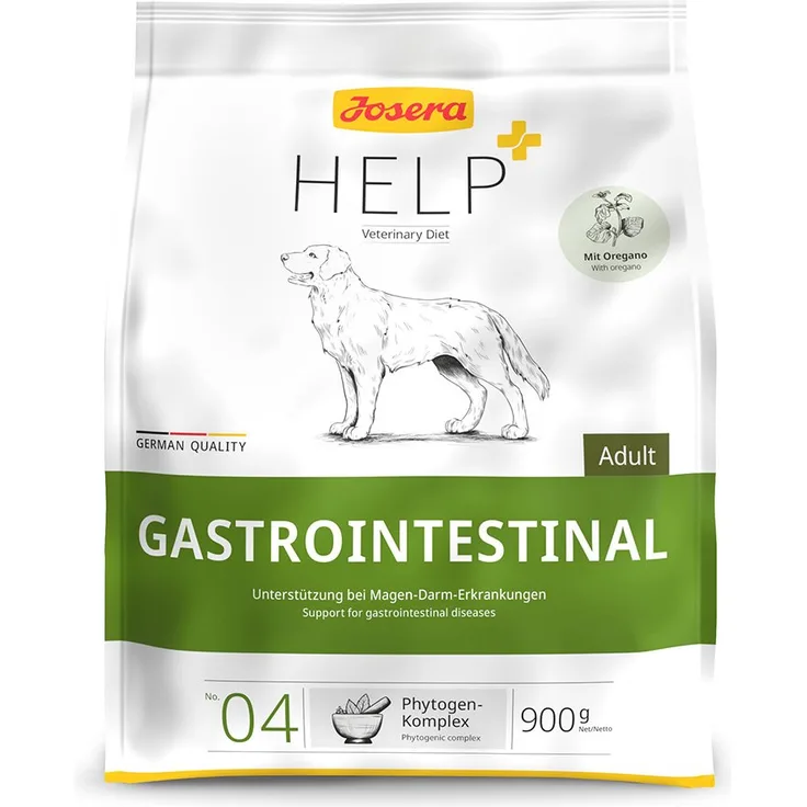 Josera Help Gastrointestinal, Hunde-Trockenfutter, glutenfrei und hochverdaulich, 900g