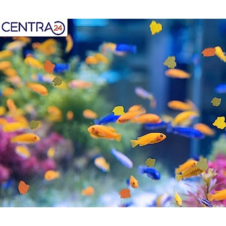 Centra24 Premium Fischfutter 1L, Futter-Flakes für Süßwasserfische mit 100% natürlichen Zutaten und ohne Konservierungsstoffe – Bild 3