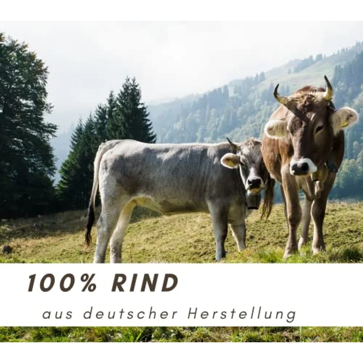 Supravit Rinderpansen getrocknet für Hunde 1kg, natürliche Kaustangen zur Zahnpflege ohne Zusätze, schmackhafte Hundeleckerlis, hergestellt in Deutschland – Bild 5