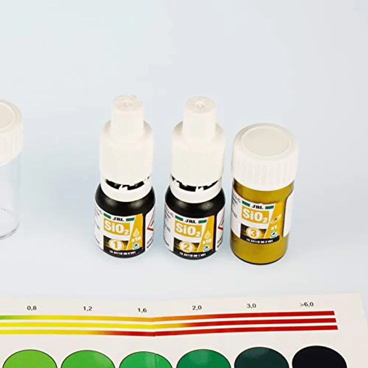 JBL Wassertest-Nachfüller ProAquaTest SiO2, 3 Stück für Süß-/Meerwasser-Aquarien zur Silikatbestimmung – Bild 3