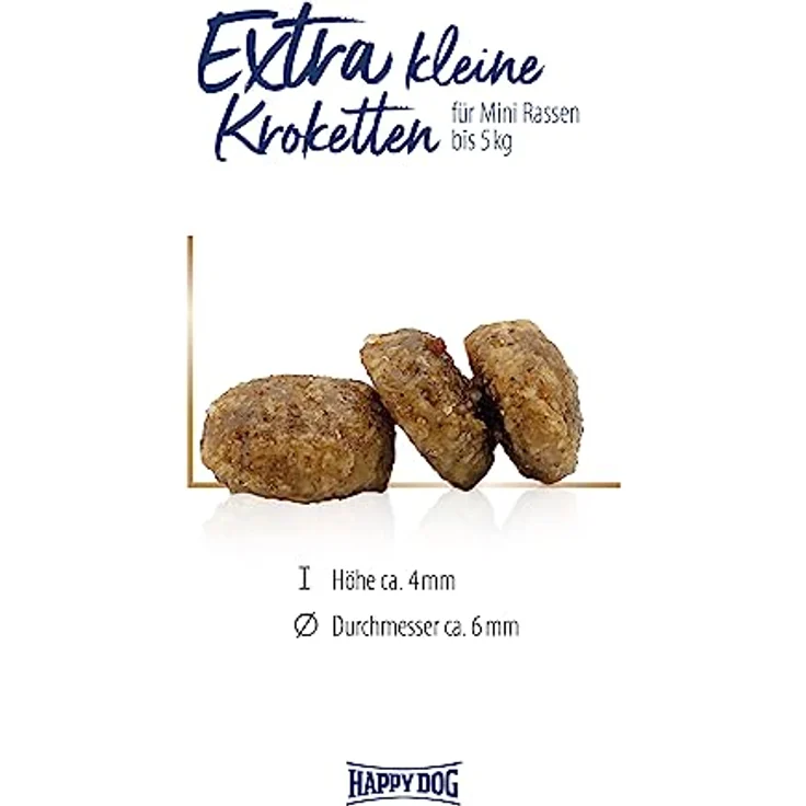 Happy Dog Supreme Mini XS Bali Hähnchen mit Kurkuma, Glutenfreies Hunde-Trockenfutter für sehr kleine Rassen, 1,3 kg – Bild 3