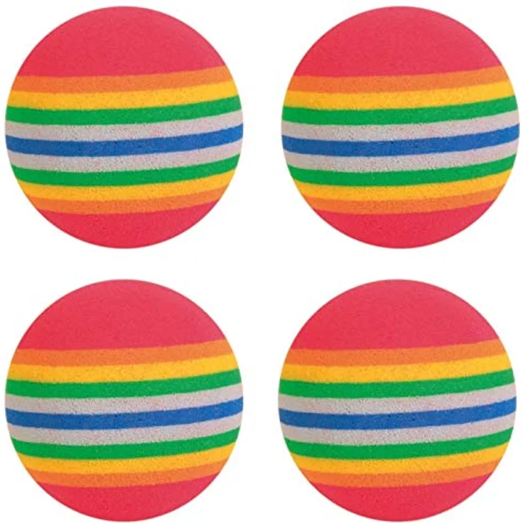 Trixie Set mit 4 Rainbow-Bällen ø 3,5 cm – Bild 2