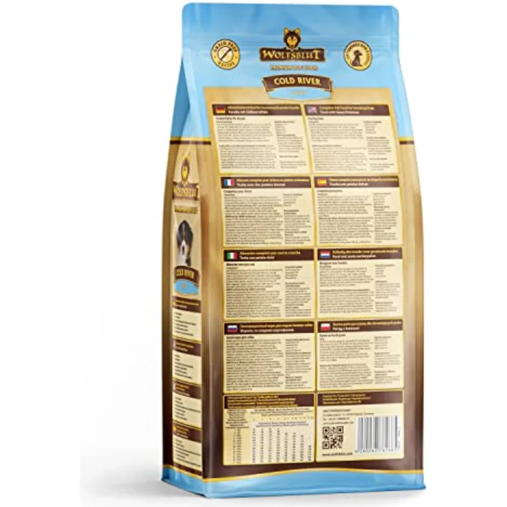 Wolfsblut Cold River Puppy, 2 kg Trockenfutter mit Forelle, getreidefrei für Allergiker – Bild 2