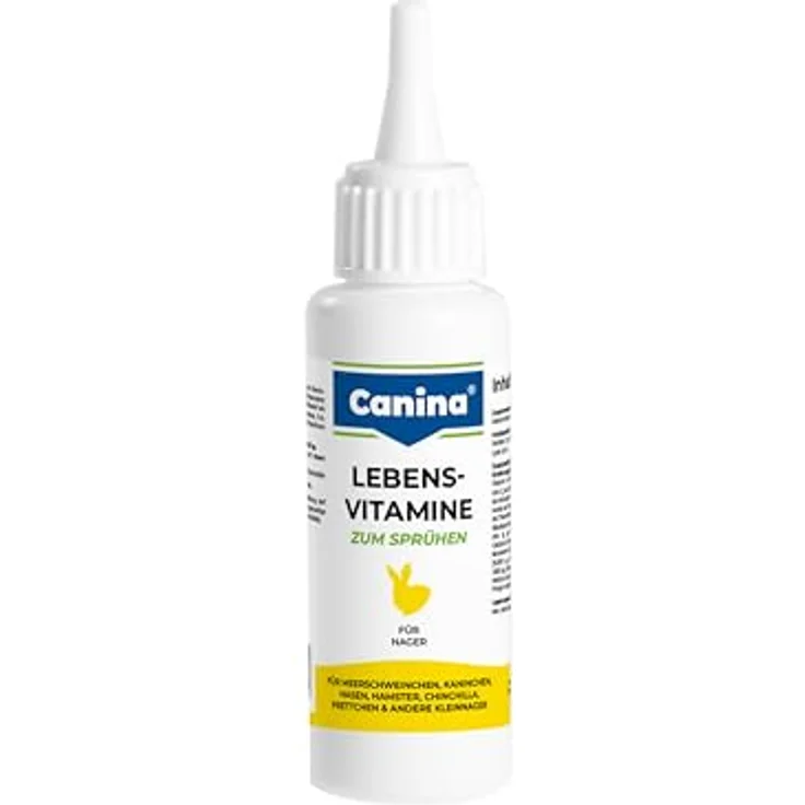 Canina Petvital Lebensvitamine für Nager, 100 ml, Multivitamine zur Vorbeugung von Vitaminmangel – Bild 1