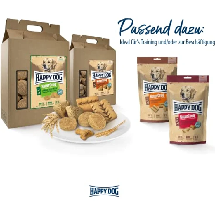 Happy Dog NaturCroq Puppy, Trockenfutter für Welpen, 15 kg, artgerechte Rezeptur mit heimischen Kräutern – Bild 8