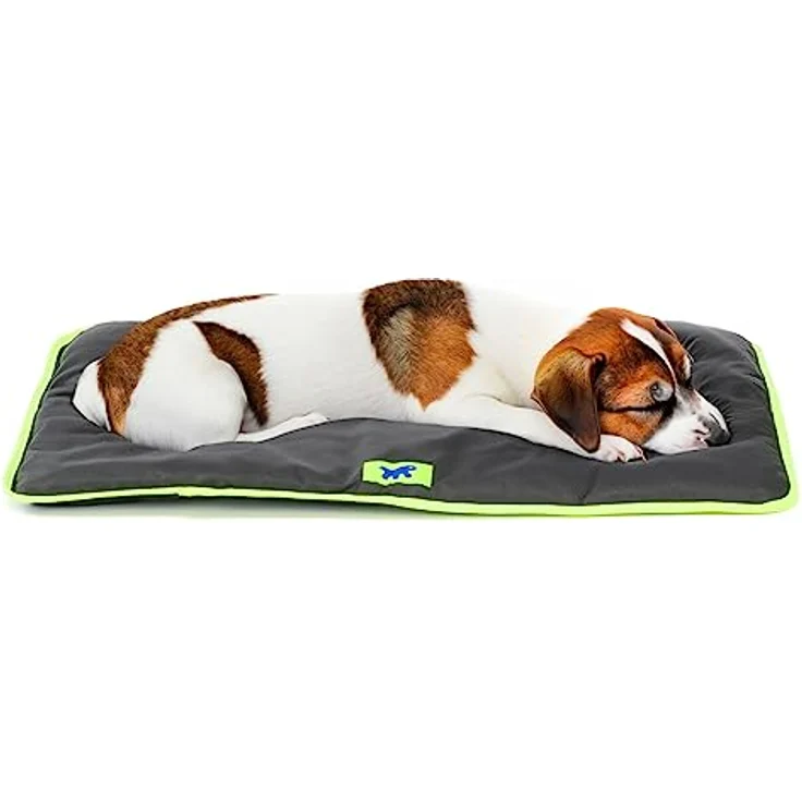Ferplast Jolly Hundematte & Katzenmatte, Waschbares und Wasserdichtes Hundebett, Kratzfest, 65 x 48 cm, Schwarz – Bild 1