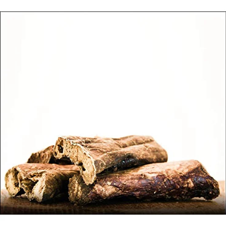 George & Bobs Büffellunge, luftgetrockneter Kausnack für Hunde, 1000g, ideal für Schlinger – Bild 1