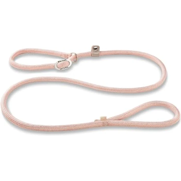 Wolters Moxonleine K2, Nylon Hundeleine mit Zugbegrenzung, Aqua S-M (Sepia rosa, 13mm) – Bild 2