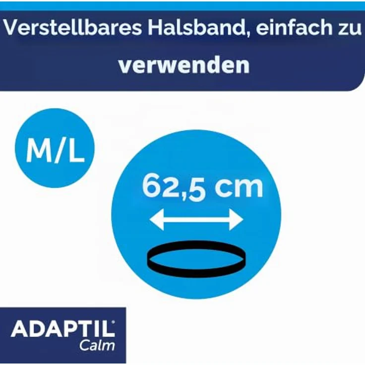 ADAPTIL Calm Beruhigendes Halsband für Hunde M/L, Pheromone zur Stressbewältigung für mittelgroße und große Hunde, ideal für Reisen und Tierarztbesuche – Bild 5