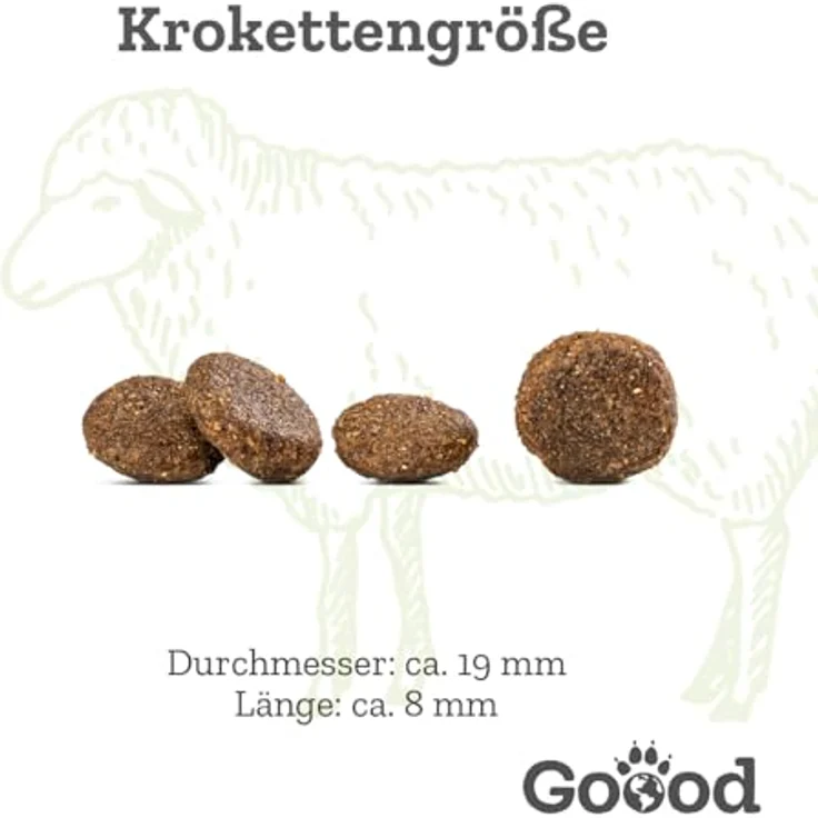 Goood Adult Freilandlamm – Trockenfutter für Hunde, getreidefrei, mit hochwertigen Proteinen für Knochen und Gelenke, für alle Rassen und Größen, 10kg – Bild 5