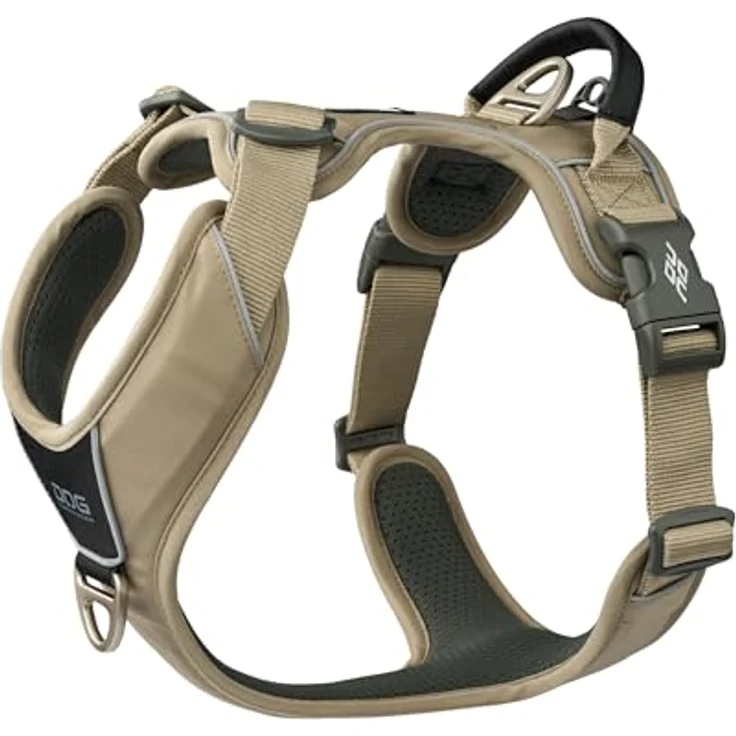 DOG Copenhagen Comfort Walk Pro Hundegeschirr, ergonomisches Design mit reflektierendem Besatz, Desert Dune, XS – Bild 1
