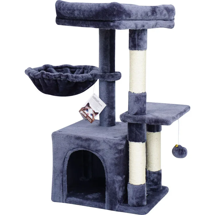 Gloria Gambia Kratzbaum, 30x40x77 cm, hochwertig und ästhetisch für Katzen