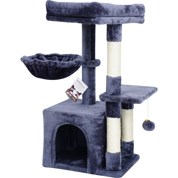 Gloria Gambia Kratzbaum, 30x40x77 cm, hochwertig und ästhetisch für Katzen