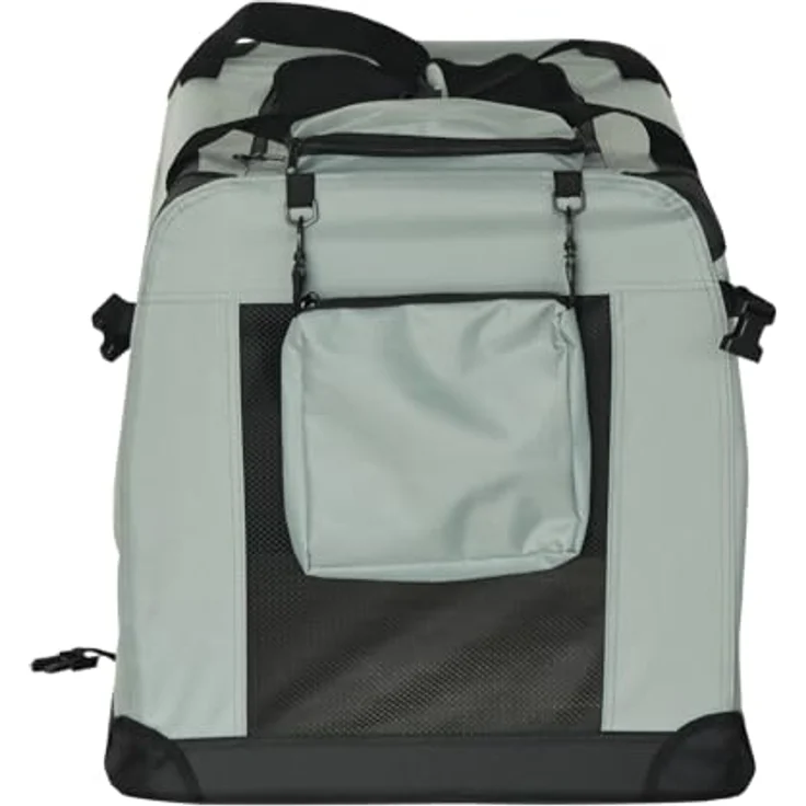 Rebel Animals Hunde-Transporter XXL 90x61x65 cm, faltbare Transporttasche mit ausgezeichnetem Belüftungsdesign und einfachem Zugriff von drei Seiten – Bild 4