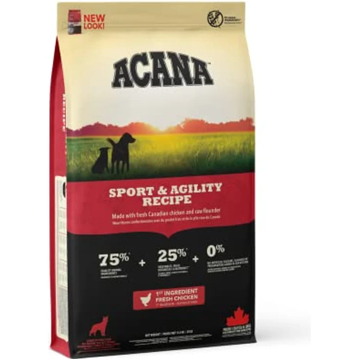 Acana Sport, Hunde-Trockenfutter mit frischen Zutaten, 17 kg Packung – Bild 2