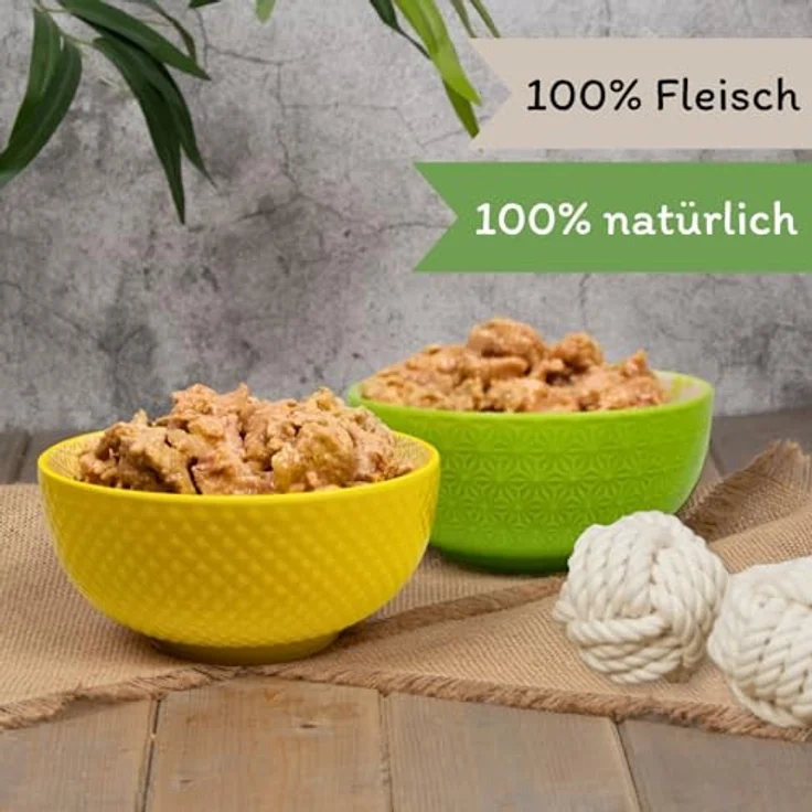 Lyra Pet Luna's 100% Huhn und Pute, Hunde Nassfutter 6x400g, natürlich, glutenfrei, ohne Zusatzstoffe, reich an Proteinen & Mineralien – Bild 4