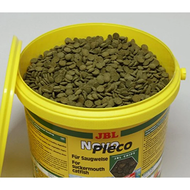 JBL NovoPleco 30309, Alleinfutter für kleine Saugwelse, nährstoffreiche Tabletten mit Spirulina, 5,5 l – Bild 4