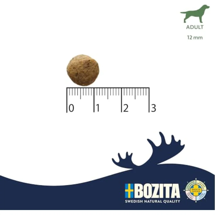 Bozita Dog Purely Adult ELCH Grain Free, 2,5kg - Hundefutter mit geschmacksintensivem Elch und Antioxidantien aus arktischen Beeren – Bild 5