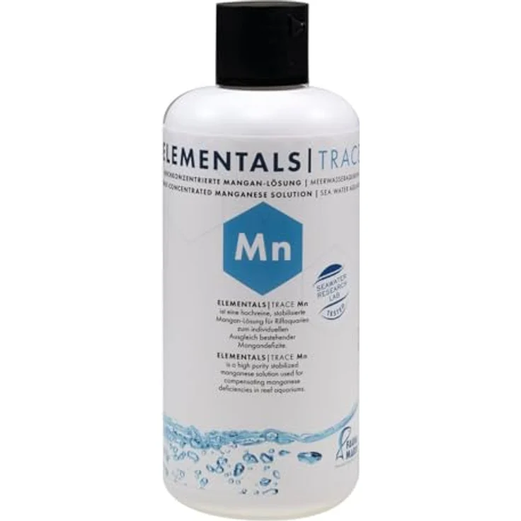 Fauna Marin Elementals Trace Mn, 250ml hochkonzentrierte Mangan-Lösung für Meerwasseraquarien zur individuellen Mangandefizit-Ausgleichung – Bild 1
