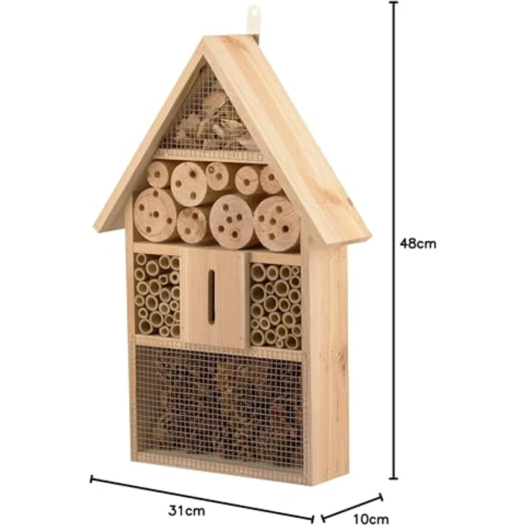 Insektenhotel Maße: 31 x 10 x 48 cm – Bild 7