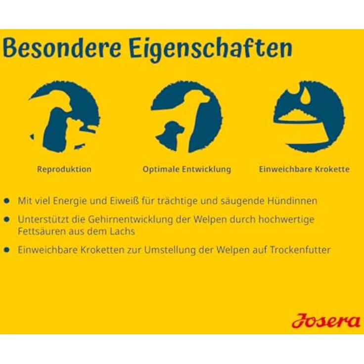 Josera Mother & Puppy, Hunde-Trockenfutter mit Lachs & Reis, 12,5 kg, glutenfreie Rezeptur – Bild 4