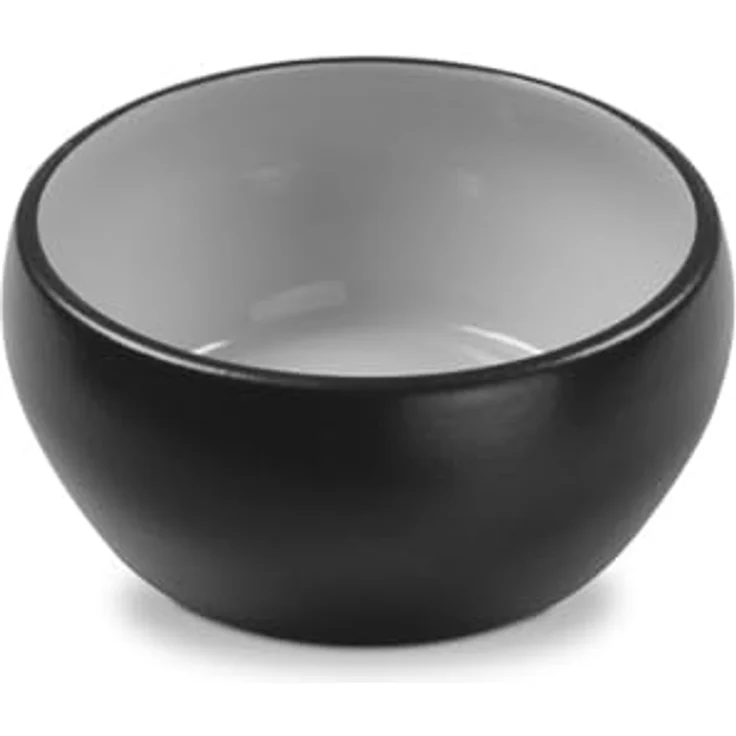 Wolters Diner Colour, Futternapf aus Keramik, schwarz/grau, lebensmittelecht – Bild 2