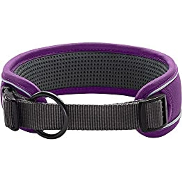 Hunter Hunde-Halsung Divo violett-grau S – Bild 3