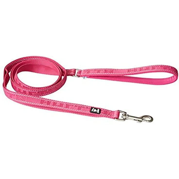 Hurtta Casual Reflektierende Hundeleine auf 100% recyceltes Polyester, Reißfestigkeit getestet (180 * 20 mm, Ruby) – Bild 2