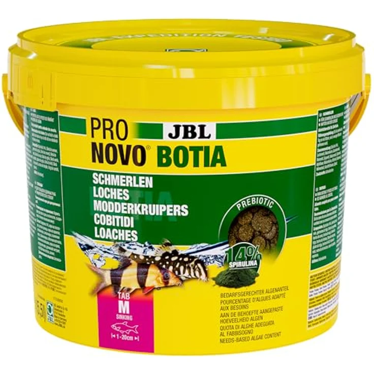 JBL PRONOVO BOTIA TAB, Hauptfutter-Tabletten für Schmerlen 1-20 cm, naturbelassene Rohstoffe, 5,5 l – Bild 2