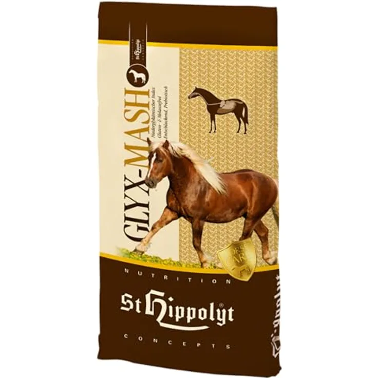 St. Hippolyt Glyx-Mash, Pferdefutter mit ausgewogenen Nährstoffen, 15 kg