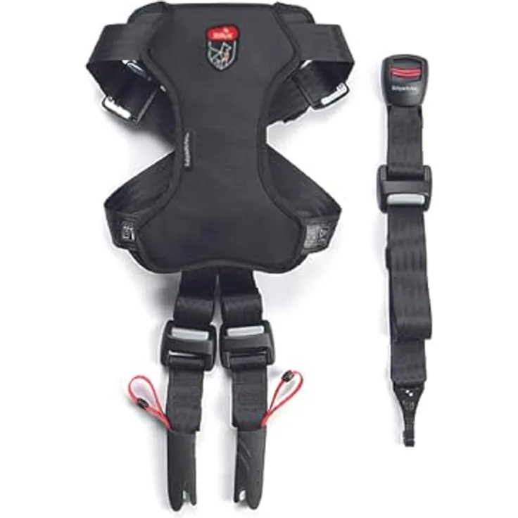 Zolux Travel Safe Auto-Sicherheitsgeschirr für Hunde, ISOFIX + Top Tether, Crash getestet, Größe S (2-10 kg), Schwarz, verstellbar, waschbar bei 30 °C