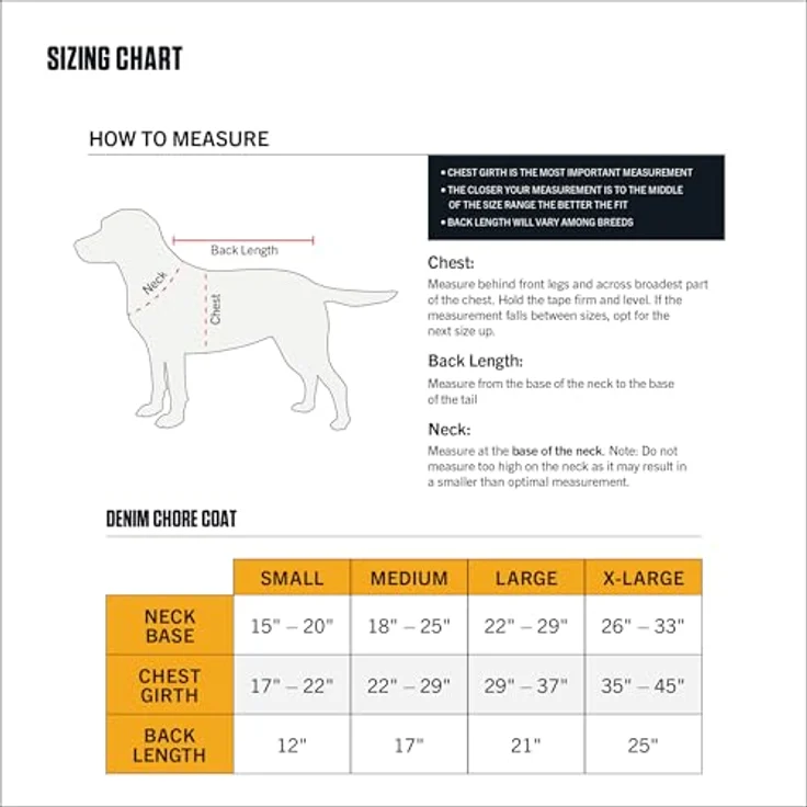 Carhartt Firm Duck Isolierter Hundemantel, Denim, strapazierfähig für kaltes Wetter, Größe M – Bild 5