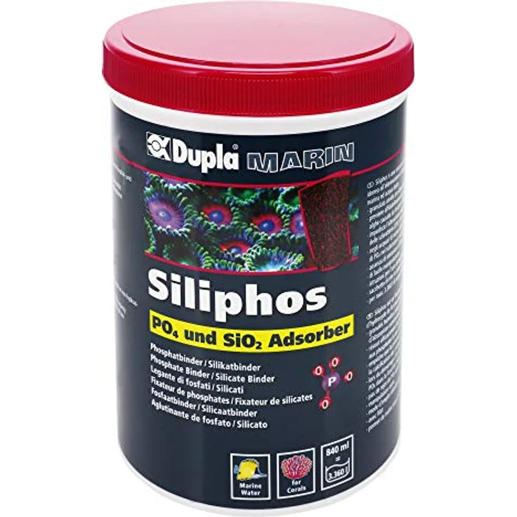 Dupla Marin Siliphos 81381, Phosphat- und Silikatentferner für Aquarien, 840 ml für bis zu 3.360 l Meerwasser – Bild 1