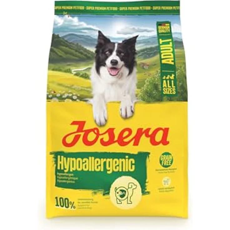 Josera Adult Hypoallergenic, 3 kg Premium Trockenfutter für Erwachsene Hunde mit Unverträglichkeiten, getreidefrei, Monoprotein aus Insekten, hochverdaulich – Bild 1