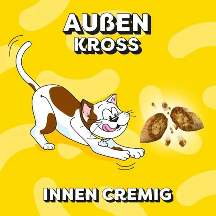 Dreamies Katzensnack mit Ente, 6 x 60g, ohne Farbstoffe, für alle Lebensphasen – Bild 9
