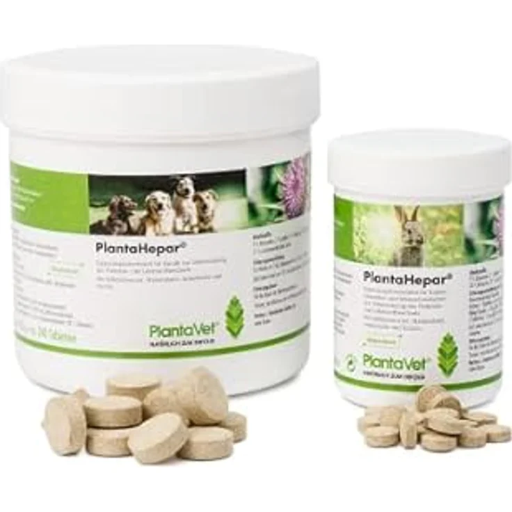 PlantaVet PlantaHepar 200mg, 200 Tabletten, Ergänzungsfuttermittel für Kleintiere zur Unterstützung des Pankreas- und Leberstoffwechsels mit Süßholzwurzel – Bild 2